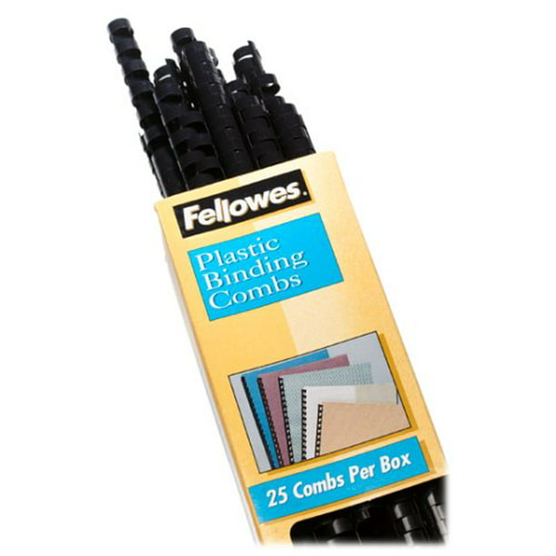 Binding Combs  Fellowes 12mm 1/2 in  A4 Plastic Binding Combs 25 Pack New Boxed